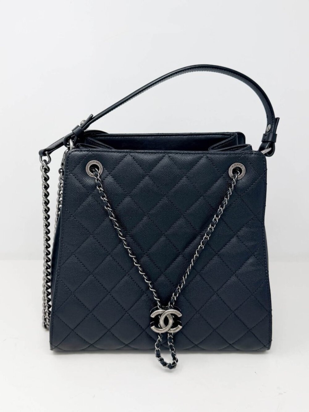 Chanel Caviar CC Bucket Bag